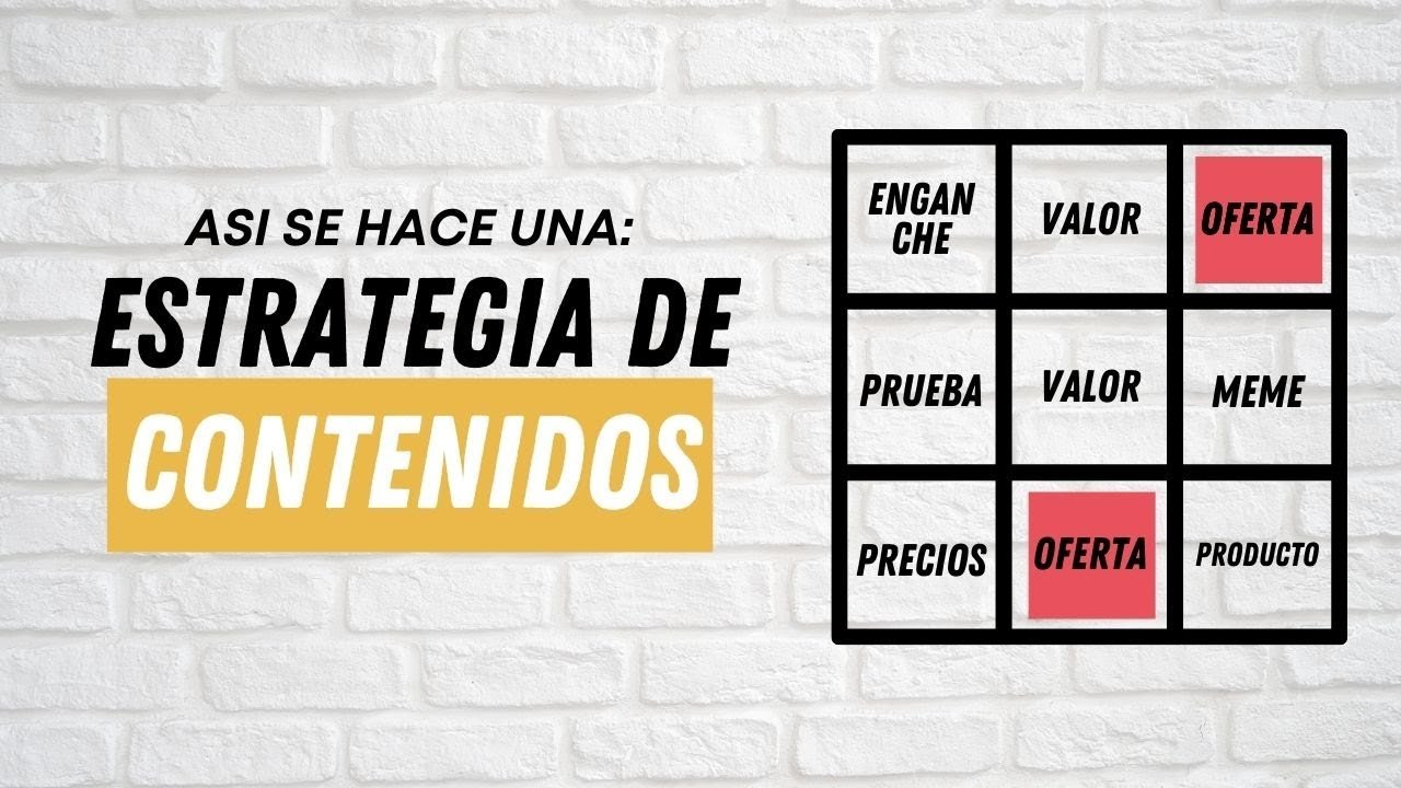 Cómo crear una estrategia de contenidos efectiva